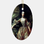 ♥ Madame de Pompadour –Jeanne-Antoinette Poisson ♥ Keramisch Ornament (Rechts)