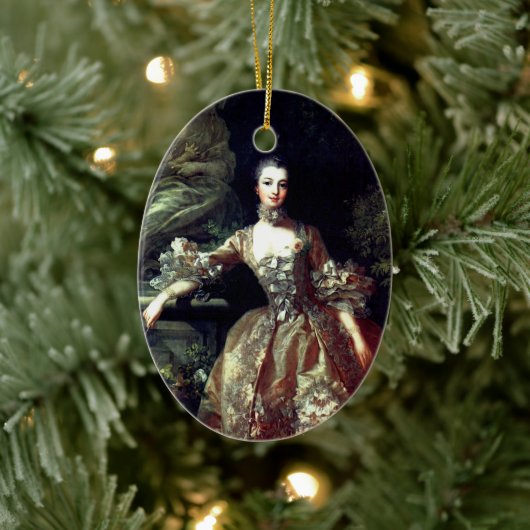 ♥ Madame de Pompadour –Jeanne-Antoinette Poisson ♥ Keramisch Ornament (Boom)