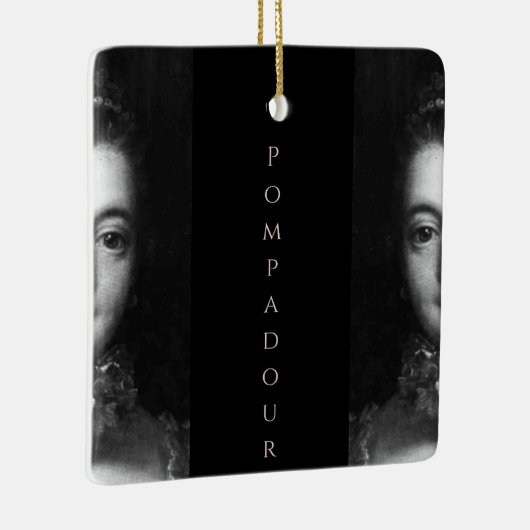 ♥ Madame de Pompadour ♥ Keramisch Ornament (Rechts)