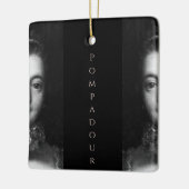 ♥ Madame de Pompadour ♥ Keramisch Ornament (Links)
