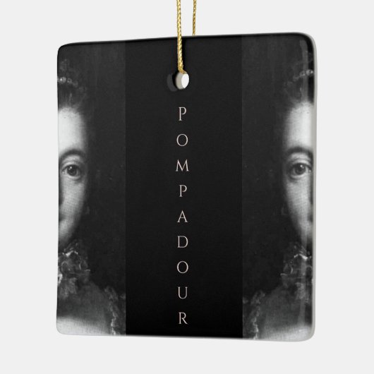 ♥ Madame de Pompadour ♥ Keramisch Ornament (Links)