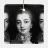 ♥ Madame de Pompadour ♥ Keramisch Ornament (Achterkant)