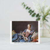 Madame de Pompadour-Portret van Francois Boucher Briefkaart (Staand voorkant)
