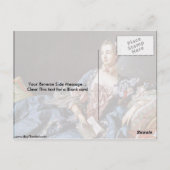 Madame de Pompadour-Portret van Francois Boucher Briefkaart (Achterkant)