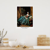 Madame de Pompadour portret van Francois Boucher Poster (Keuken)