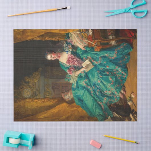 Madame de Pompadour van Francois Boucher Tissuepapier (Craft)
