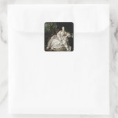 Madame de Pompadour Vierkante Sticker (Tas)