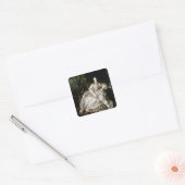 Madame de Pompadour Vierkante Sticker (Envelop)