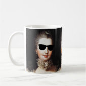 ♥ Madame de Pompadour with sunglasses crazy ♥ Koffiemok (Links)
