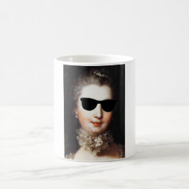 ♥ Madame de Pompadour with sunglasses crazy ♥ Koffiemok