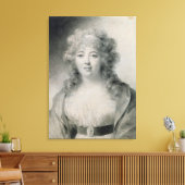 Madame de Stael 1810 Canvas Afdruk (Insitu (Woonkamer))