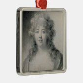 Madame de Stael 1810 Metalen Ornament (Rechts)
