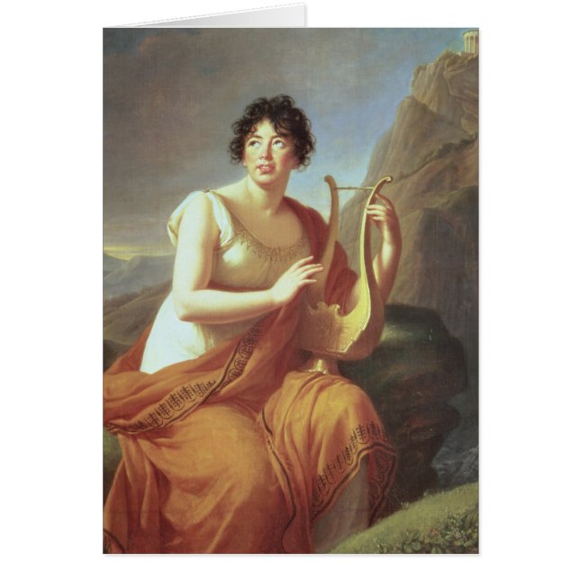 Madame de Stael als Corinne, 1809 (Voorkant)
