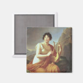 Madame de Stael als Corinne, 1809 Magneet (Voorkant / Achterkant)