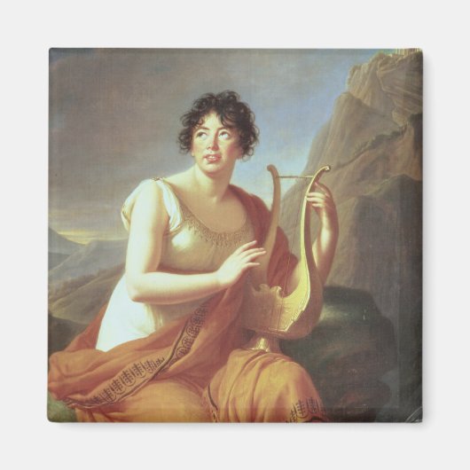 Madame de Stael als Corinne, 1809 Magneet (Voorkant)