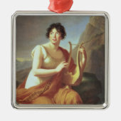 Madame de Stael als Corinne, 1809 Metalen Ornament (Voorkant)