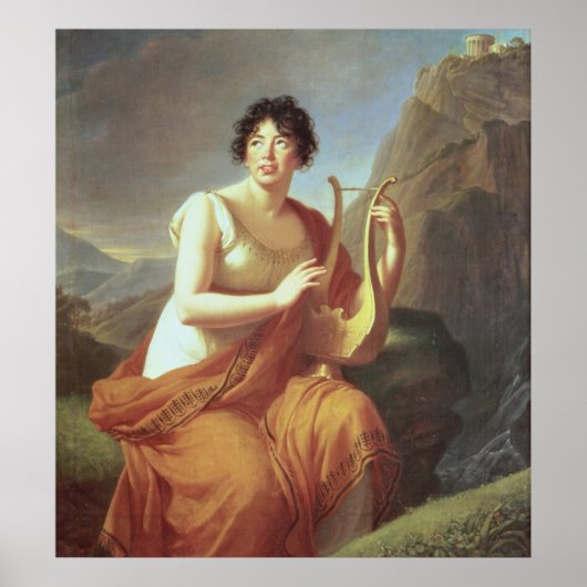 Madame de Stael als Corinne, 1809 Poster (Voorkant)