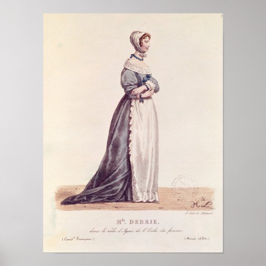 Madame Debrie in de rol van Agnes Poster (Voorkant)