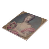 Madame du Barry, 1770 Tegeltje (Zijkant)