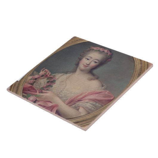 Madame du Barry, 1770 Tegeltje (Zijkant)