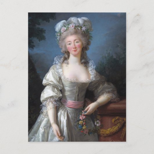 Madame du Barry 1782 Briefkaart (Voorkant)