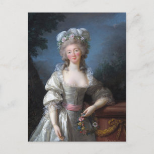Madame du Barry 1782 door Elisabeth Brun Briefkaart