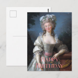 Madame du Barry 1782 Gefeliciteerd Briefkaart