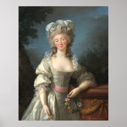 Madame du Barry - Élisabeth-Louise Brun Fine Art Poster (Voorkant)
