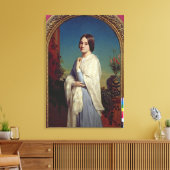 Madame Edouard Dubufe 1842 Canvas Afdruk (Insitu (Woonkamer))