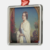 Madame Edouard Dubufe 1842 Metalen Ornament (Links)