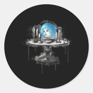 Madame Fortune Teller Ronde Sticker