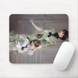 Madame Georges Hugo en haar zoon Jean, 1898 Muismat