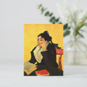 Madame Ginoux met Boeken van Vincent van Gogh Briefkaart (Staand voorkant)