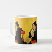 Madame Ginoux met boeken van Vincent van Gogh Koffiemok (Voorkant links)