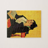 Madame Ginoux met Boeken van Vincent van Gogh Legpuzzel (Horizontaal)