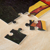 Madame Ginoux met Boeken van Vincent van Gogh Legpuzzel (Zijkant)