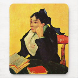 Madame Ginoux met boeken van Vincent van Gogh Muismat