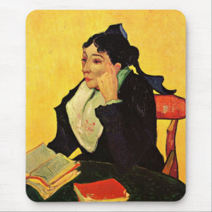 Madame Ginoux met Boeken van Vincent van Gogh Muismat