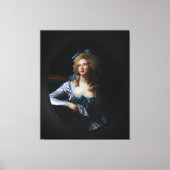 Madame Grand van Elisabeth Louise Vigee Le Brun Canvas Afdruk (Voorkant)