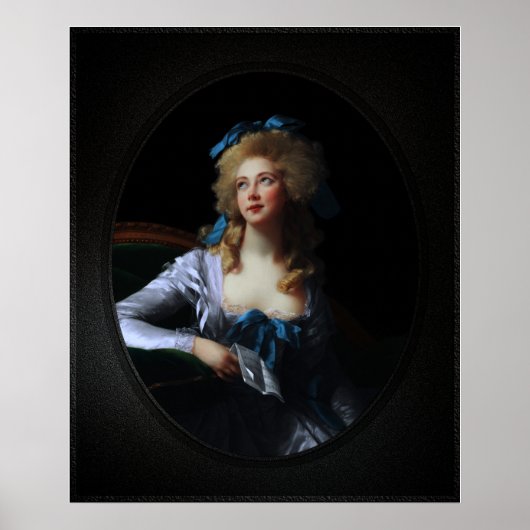 Madame Grand van Elisabeth Louise Vigee Le Brun Poster (Voorkant)