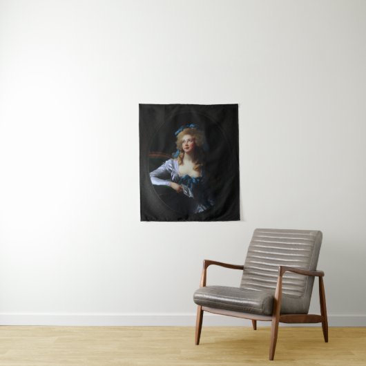 Madame Grand van Elisabeth Louise Vigee Le Brun Wandkleed (In situ)