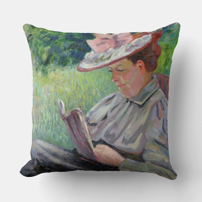 Madame Guillaumin, c.1895 (olie op canvas) Kussen (Voorkant)
