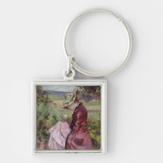 Madame Guillaumin reading, c.1887 Sleutelhanger (Voorkant)
