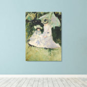 Madame Helleu en haar dochter Canvas Afdruk (Insitu (Houten vloer))