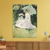Madame Helleu en haar dochter Canvas Afdruk (Insitu (Woonkamer))
