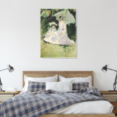 Madame Helleu en haar dochter Canvas Afdruk (Insitu (Slaapkamer))