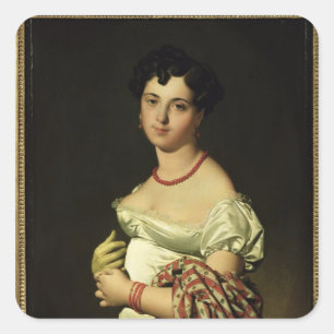 Madame Henri-Philippe-Joseph Panckouke 1811 Vierkante Sticker
