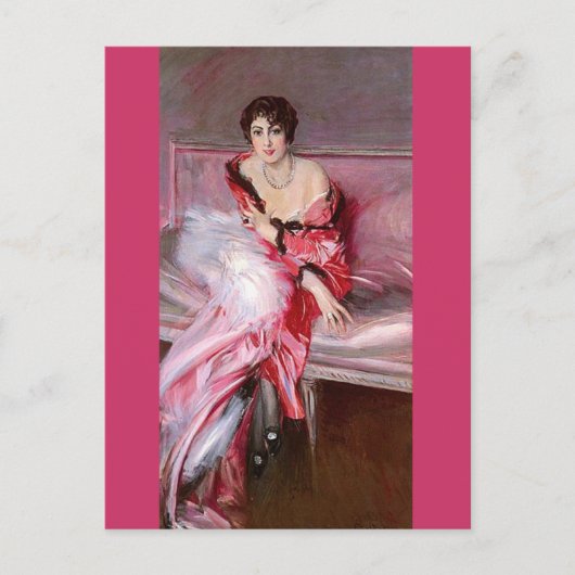 Madame Juillard - Boldini Briefkaart (Voorkant)
