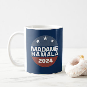 Madame Kamala Harris 2024 voor President Patriotic Koffiemok