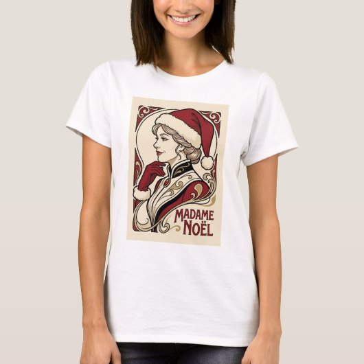 Madame Kerstmis T-shirt (Voorkant)